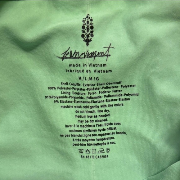 NWOT Free People Movement Rally Ruffle Mini Skirt sz M/L - Picture 3 of 8